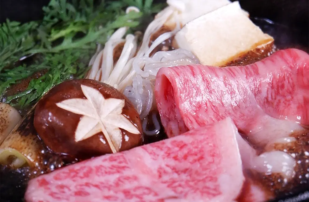 和牛すき焼き うに虎イメージ